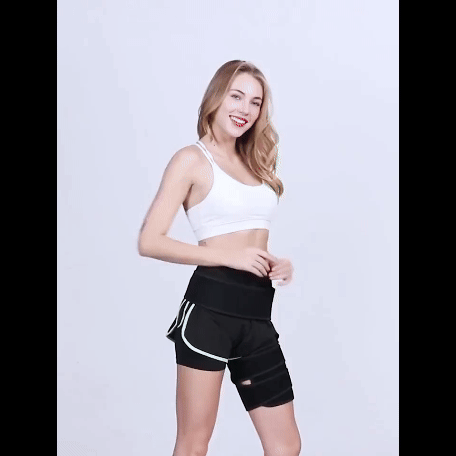 Hip Brace Compression Brace for Hamstring Injury Sprains Sciatic Nerve Fitness Running & Yoga Roposo Clout