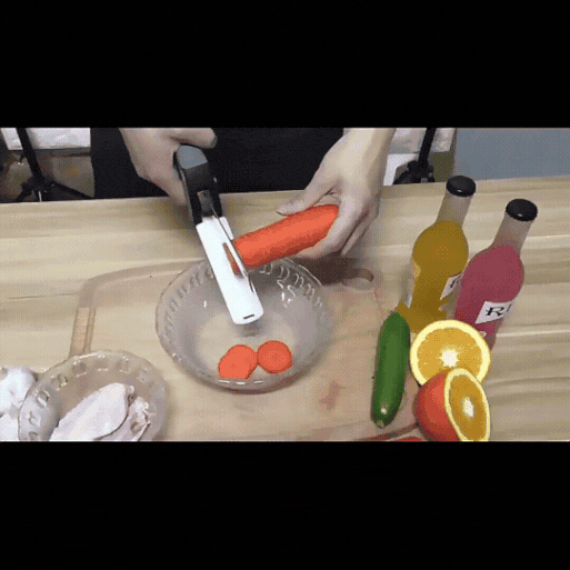 Vegetable Cutter - 2 in 1 Kitchen Knife / Clever Cutter