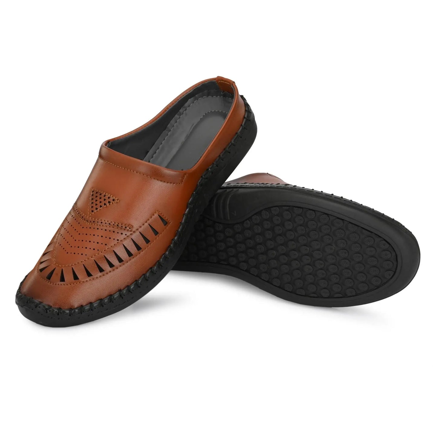 Sandals for Men Casual Synthetic Leather Tan Sandal