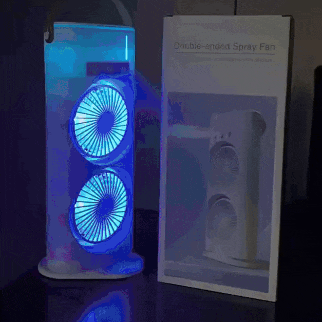 Air Cooler Fan | USB Spray Mist Table Fan | 3-Speed