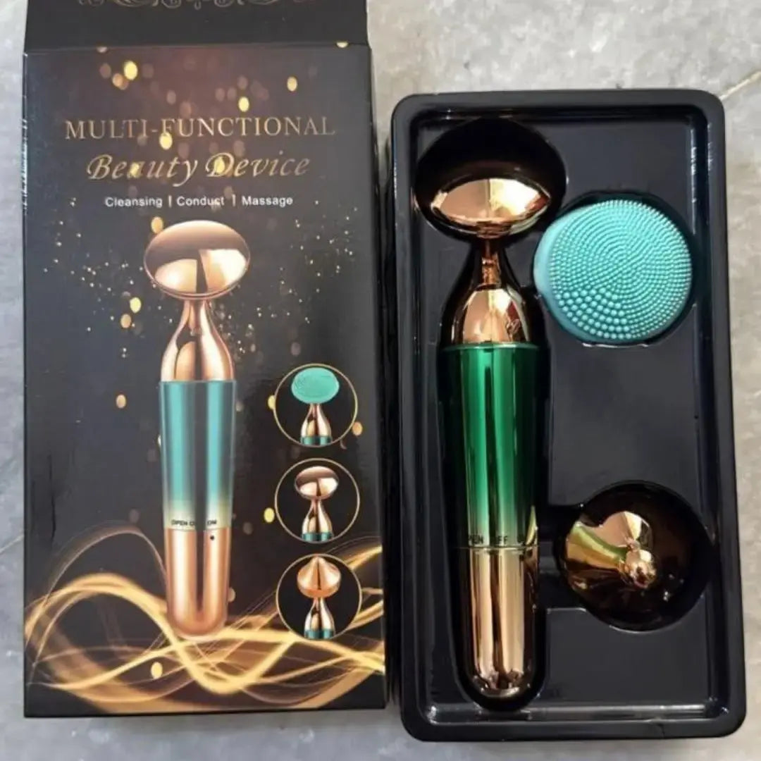 Face Massager, 3-in-1 Neck & Eyes Massager