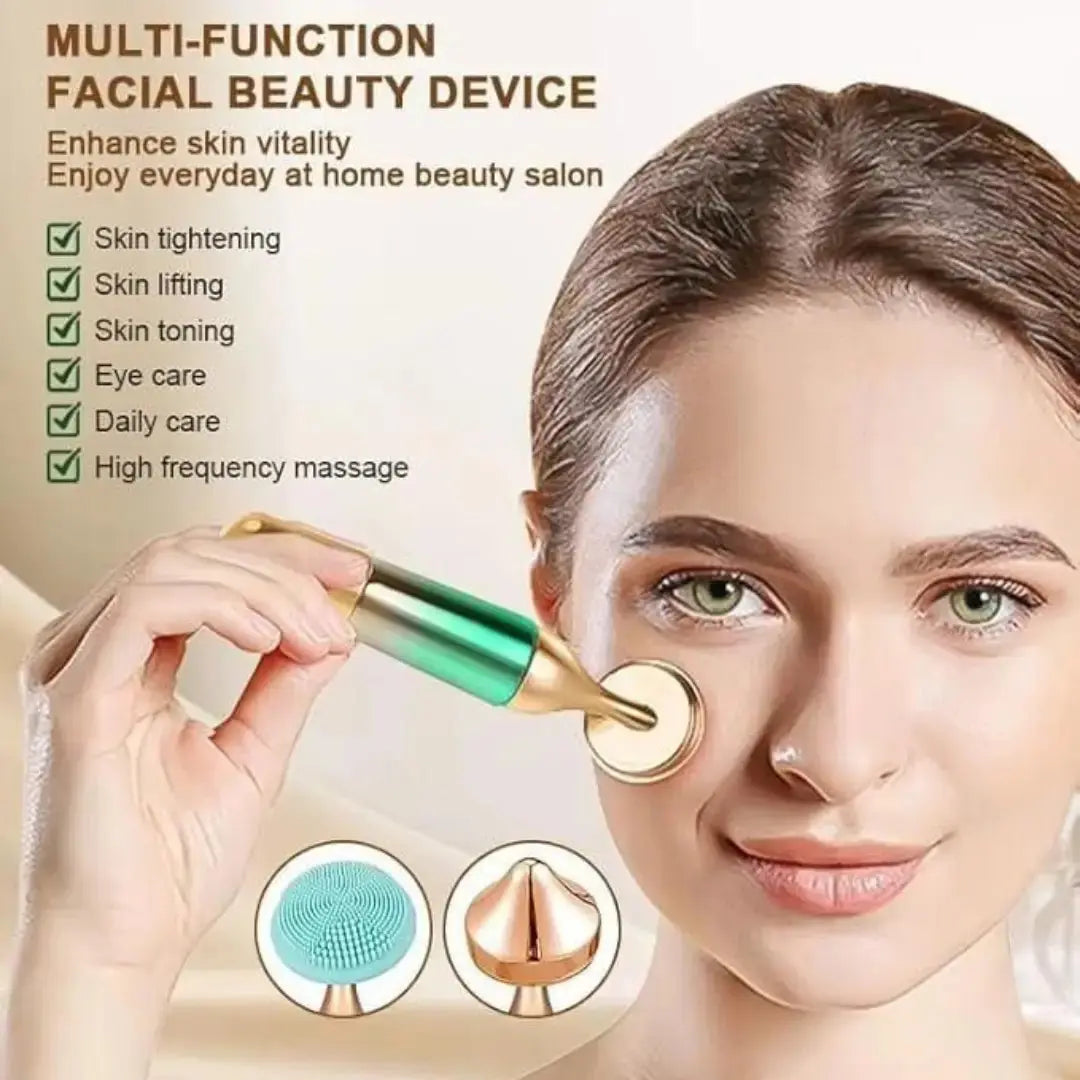 Face Massager, 3-in-1 Neck & Eyes Massager