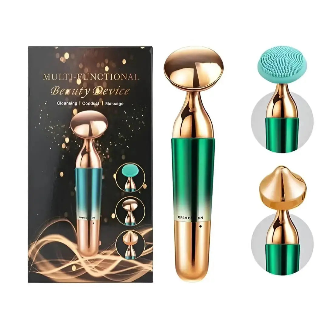 Face Massager, 3-in-1 Neck & Eyes Massager