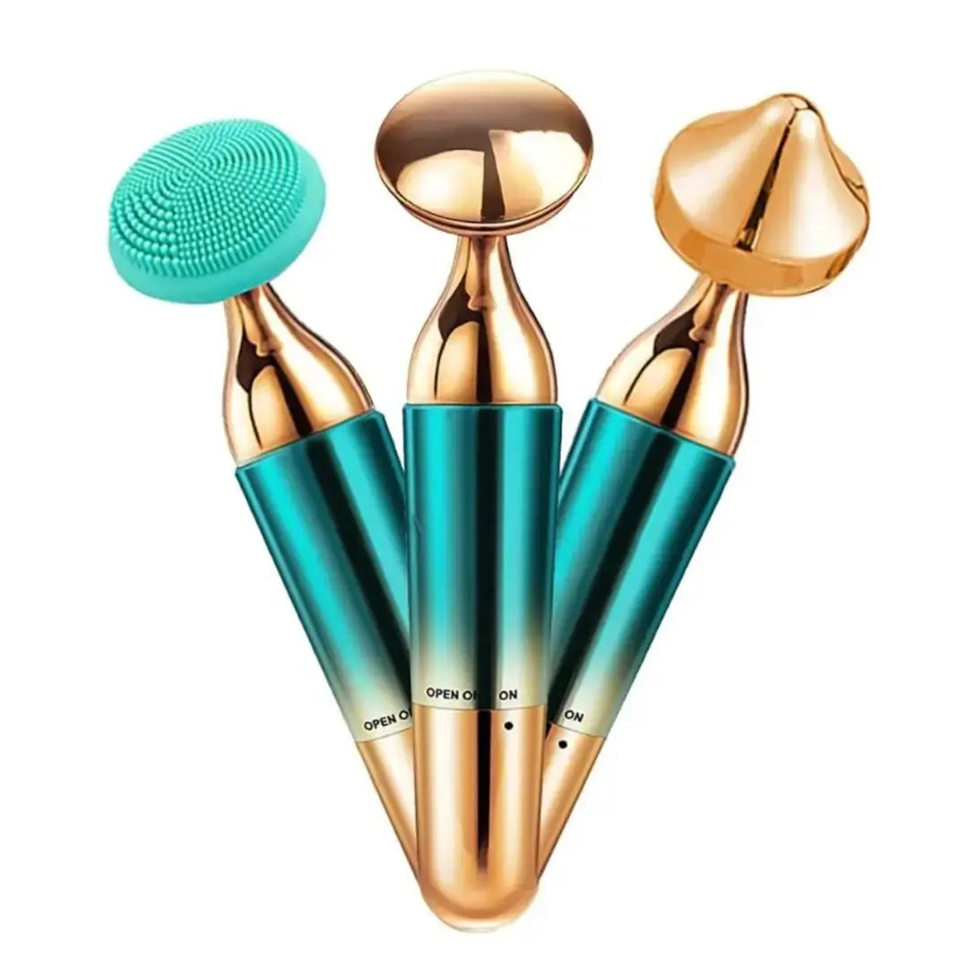 Face Massager, 3-in-1 Neck & Eyes Massager