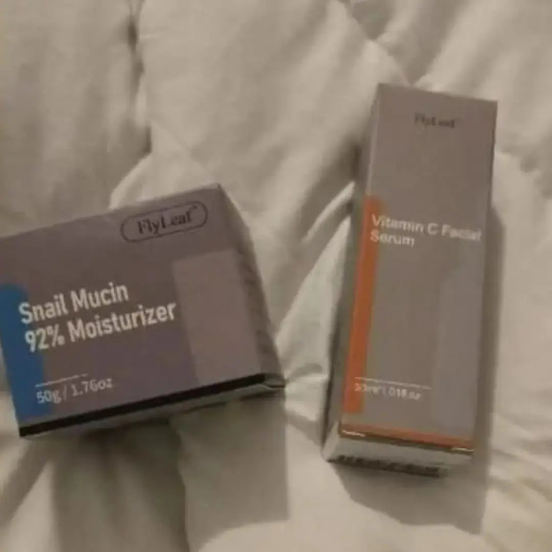 Vitamin C Serum Oil & Snail Mucin Cream 30ml Each Combo