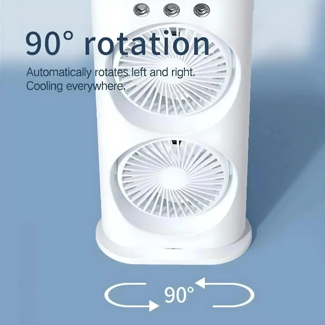 Air Cooler Fan | USB Spray Mist Table Fan | 3-Speed