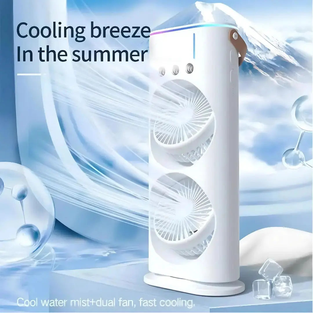Air Cooler Fan | USB Spray Mist Table Fan | 3-Speed