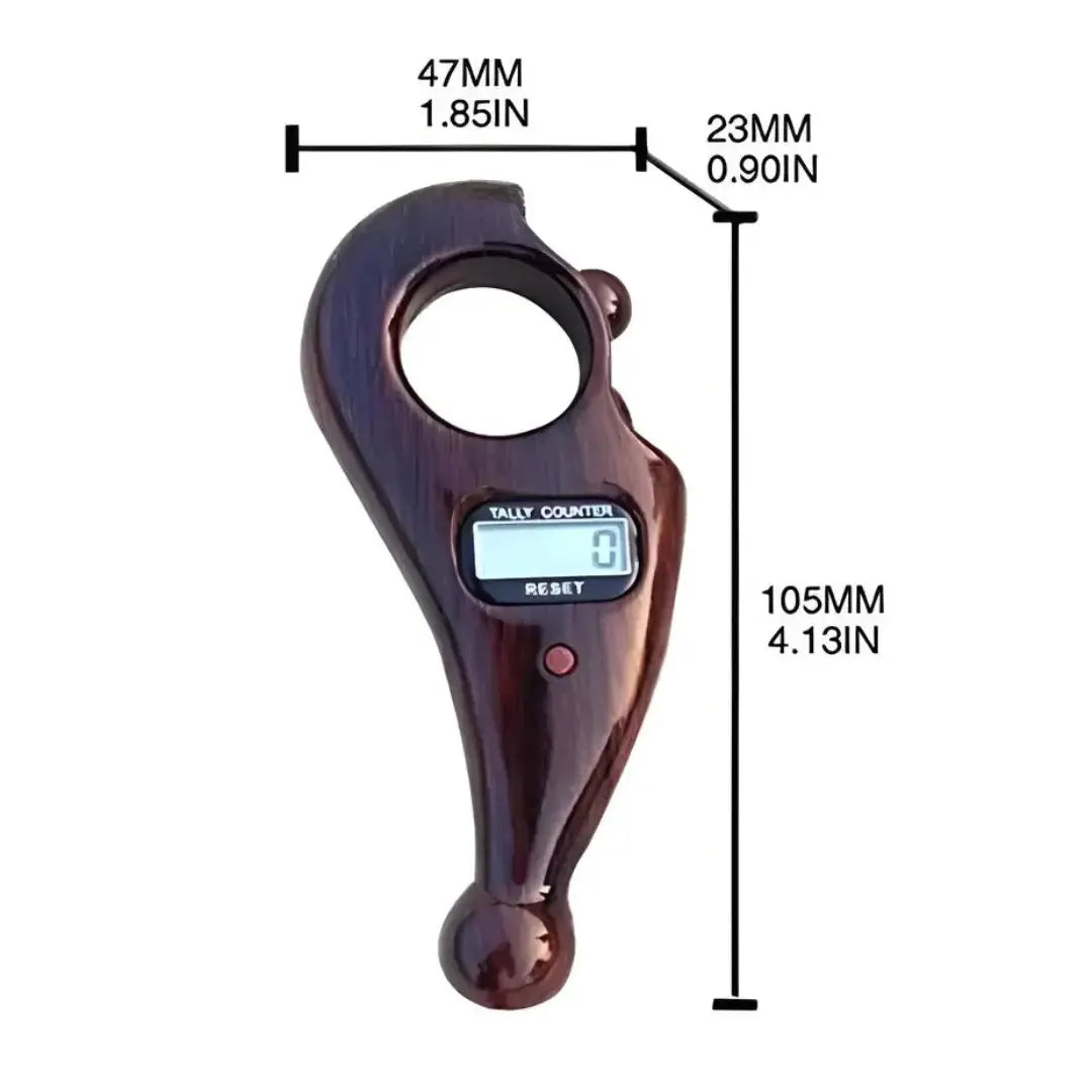 Jap Mala Counter – Manual Finger Rotating Digital Tally Counter