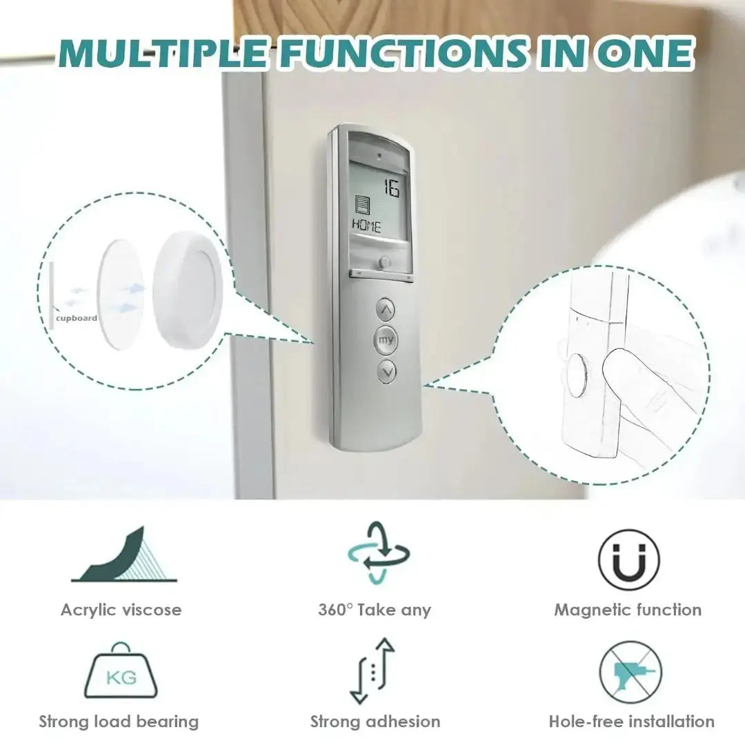 Remote Holder Magnetic Wall Mount Holder (Pack of 5)