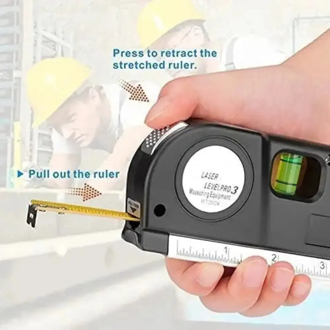 Measurement Tape Distance Meter 4-in-1 Level Tape