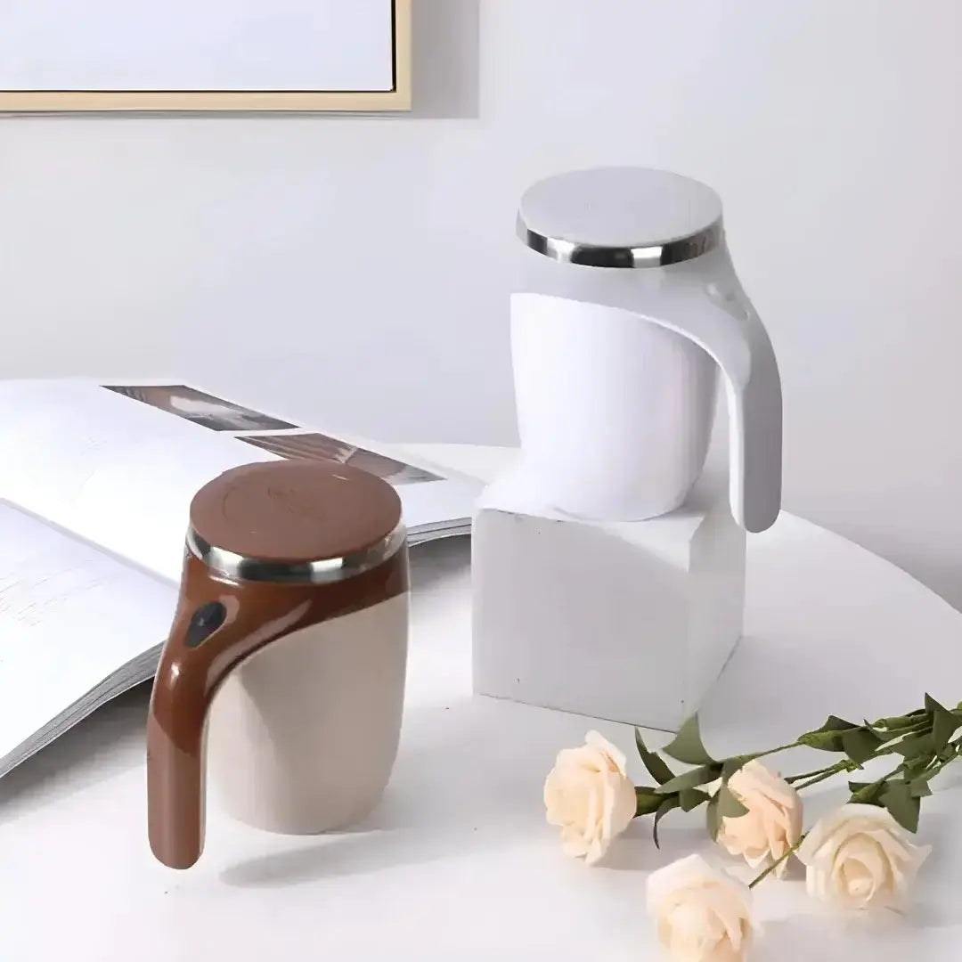 Self-Stirring Mug Magnetic – Automatic Mixing Cup for Coffee, Milk, Juice