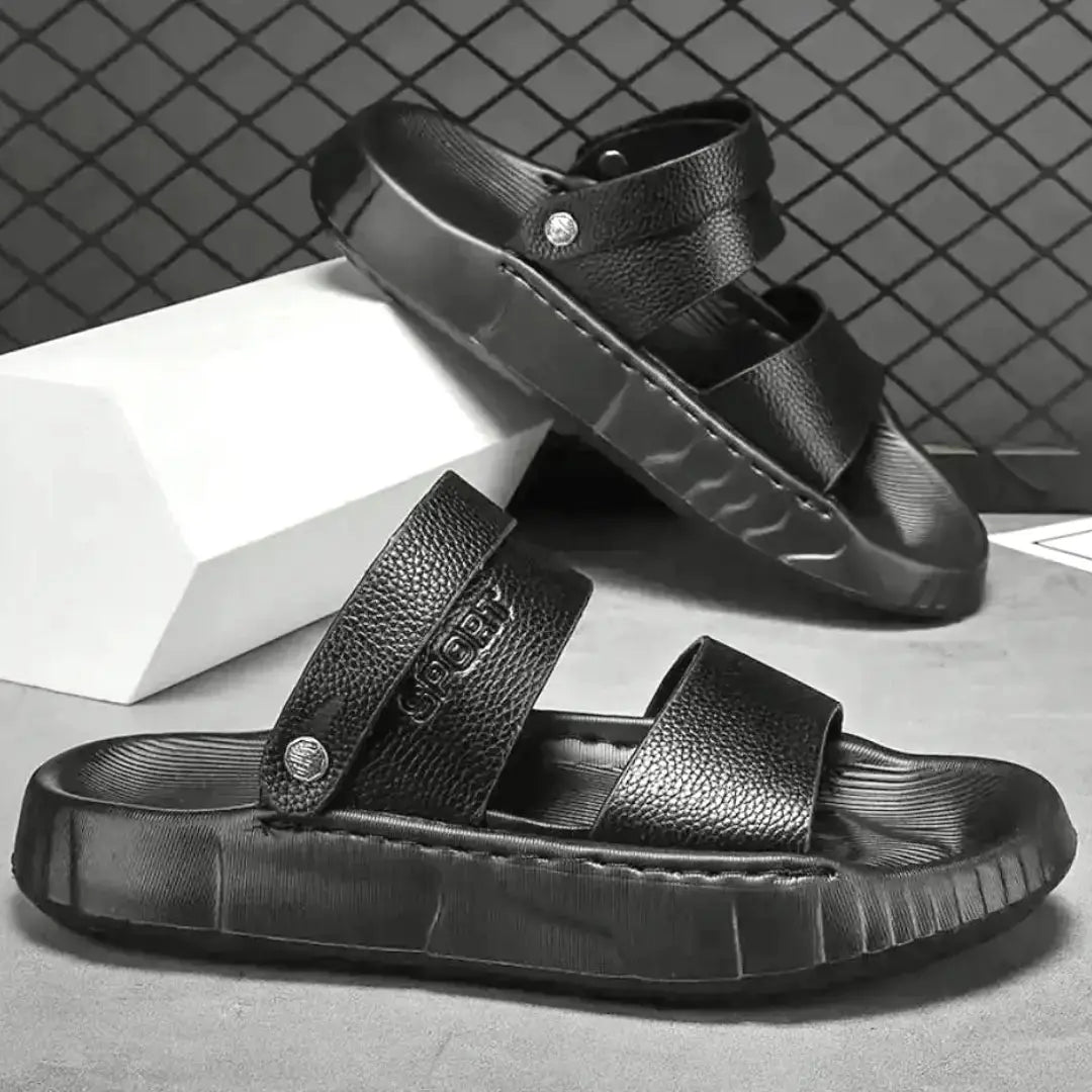 Sandals for Men Stylish Breathable Casual Black Sandal