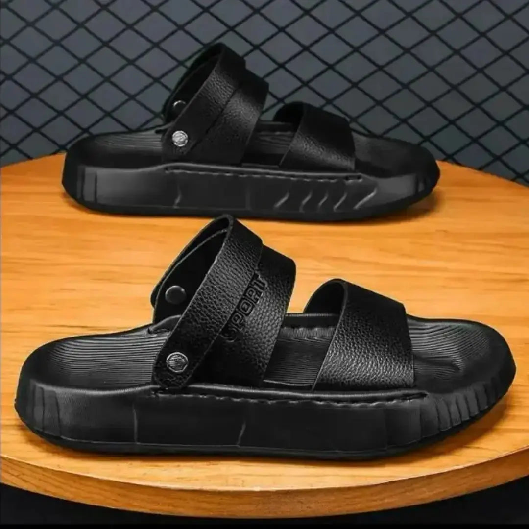 Sandals for Men Stylish Breathable Casual Black Sandal