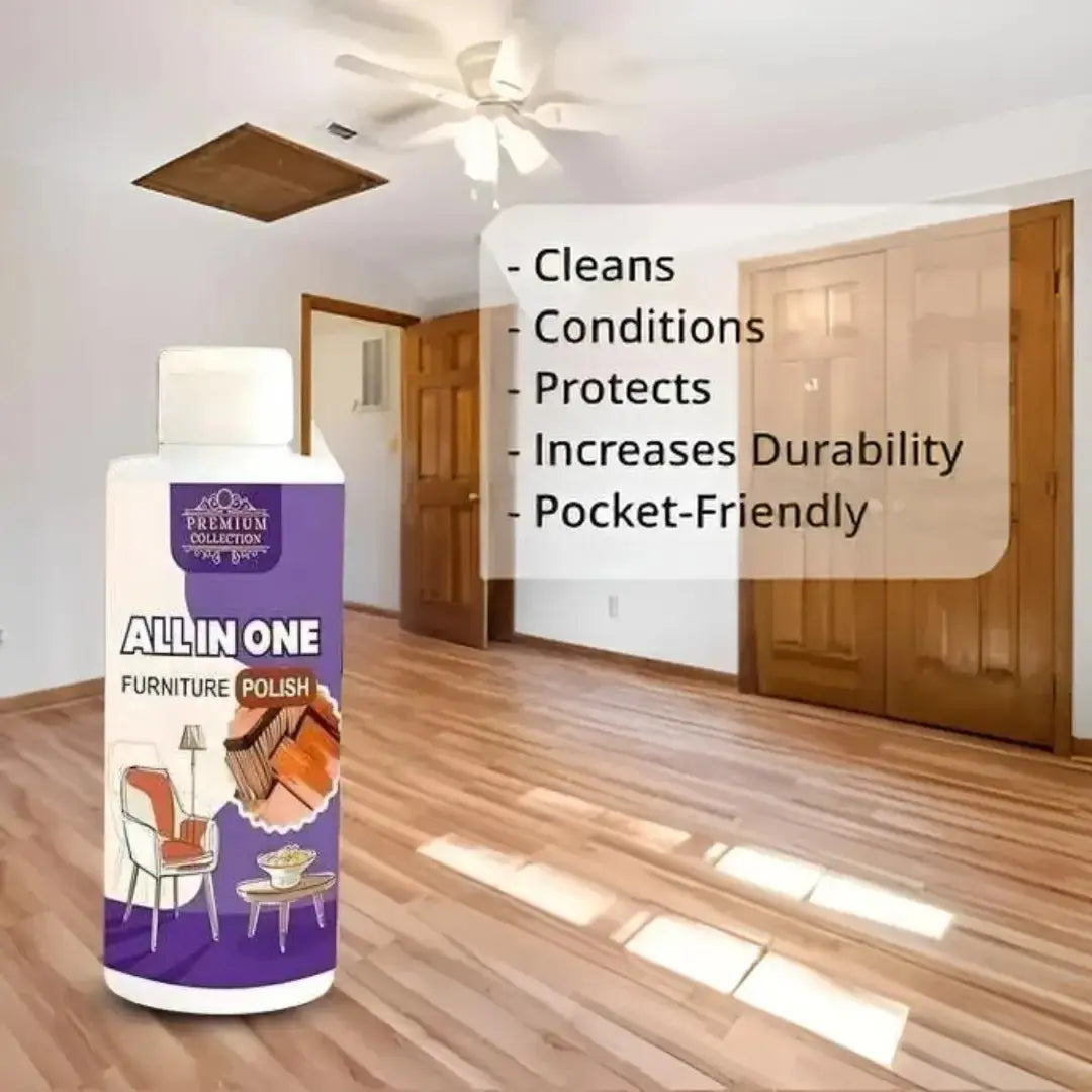 Wood Polish All in One Furniture Polish 100ml (Pack of 3)