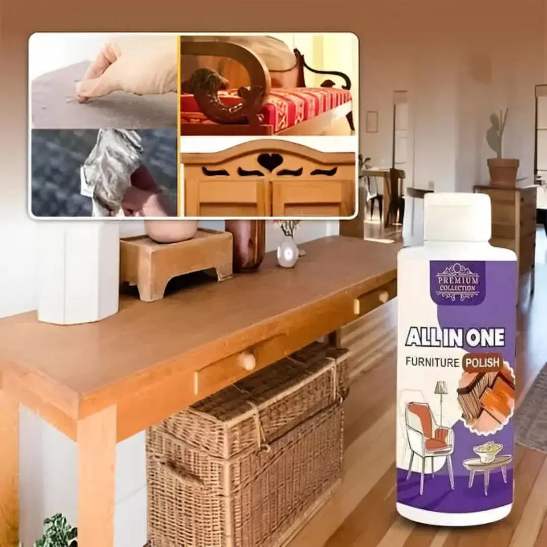 Wood Polish All in One Furniture Polish 100ml (Pack of 3)