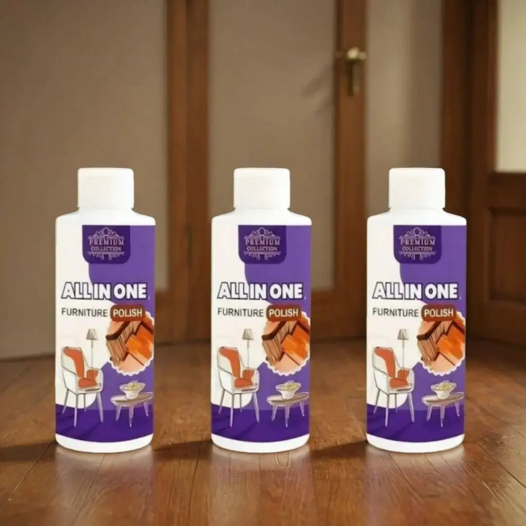 Wood Polish All in One Furniture Polish 100ml (Pack of 3)