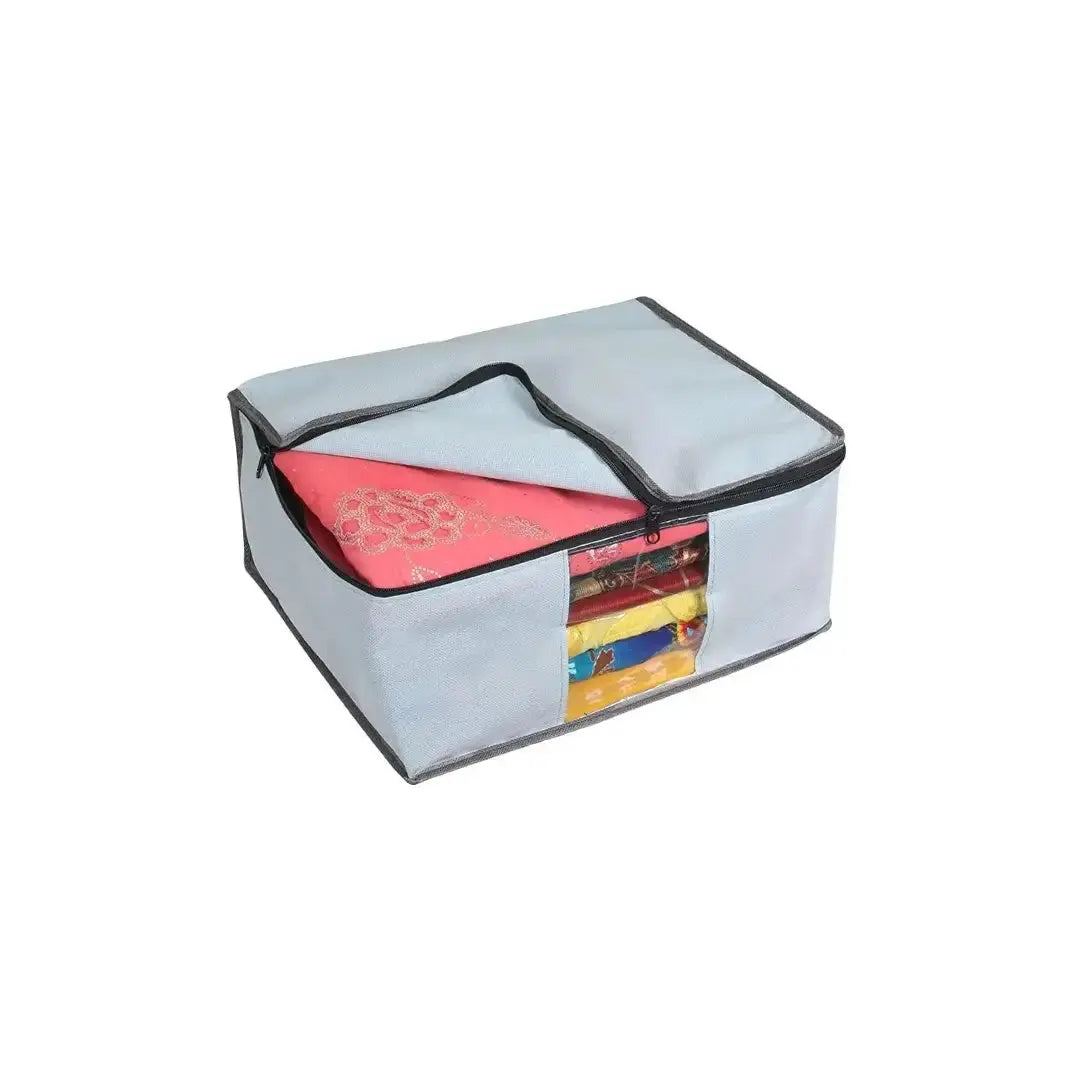 Saree Cover - Solid Non Woven Saree Cover for Wardrobe (Pack of 6)