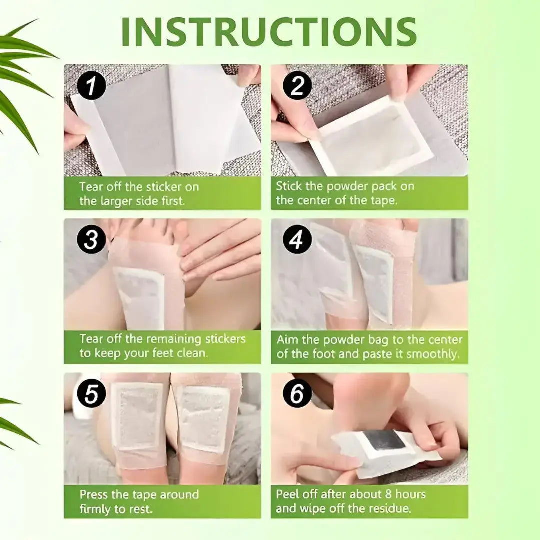 Detox Foot Patches Deep Cleaning Foot Patch (Pack of 30)
