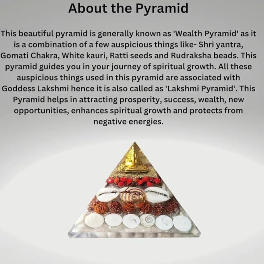 Vastu Pyramid Shree Yantra Gomati Chakra Crystal