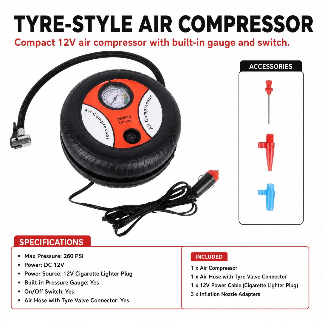 Air Compressor for Car | Portable Mini Air Compressor