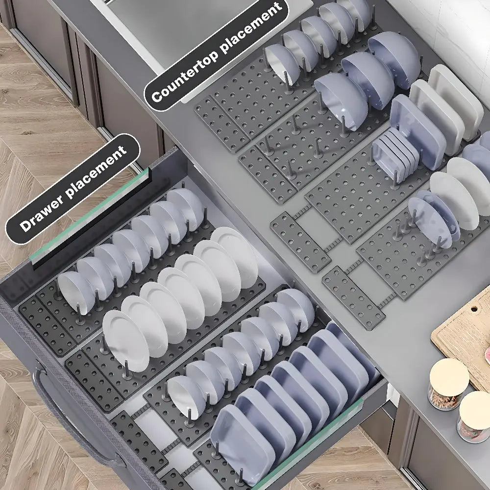 Kitchen Cupboard Organization Kitchen Drawer Organizer, Pegboard Tray Roposo Clout