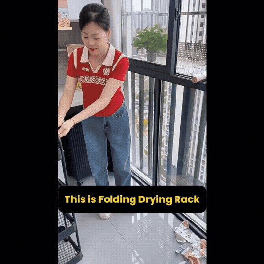 Cloth Drying Hanger Folding Drying Rack Roposo Clout