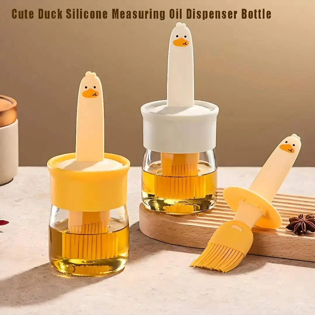 Silicone Brush and high Temperature Resistant Oil Dispenser Bottle Roposo Clout