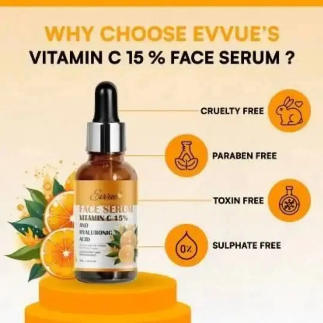 Face Serum Vitamin C Daily with Hyaluronic Acid & Multivitamin 30ml