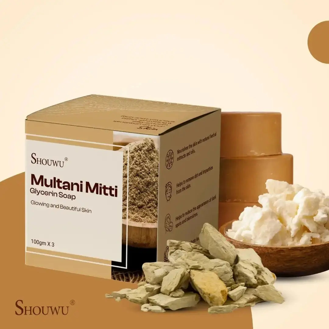 Shoumu Multani Mitti Soap Glycerin 100g