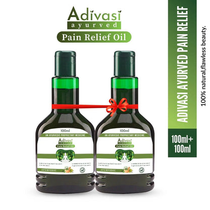 Adivasi Pain Relief Oil - Adivasi Ayurved Pain Oil 100ml (Pack Of 2)