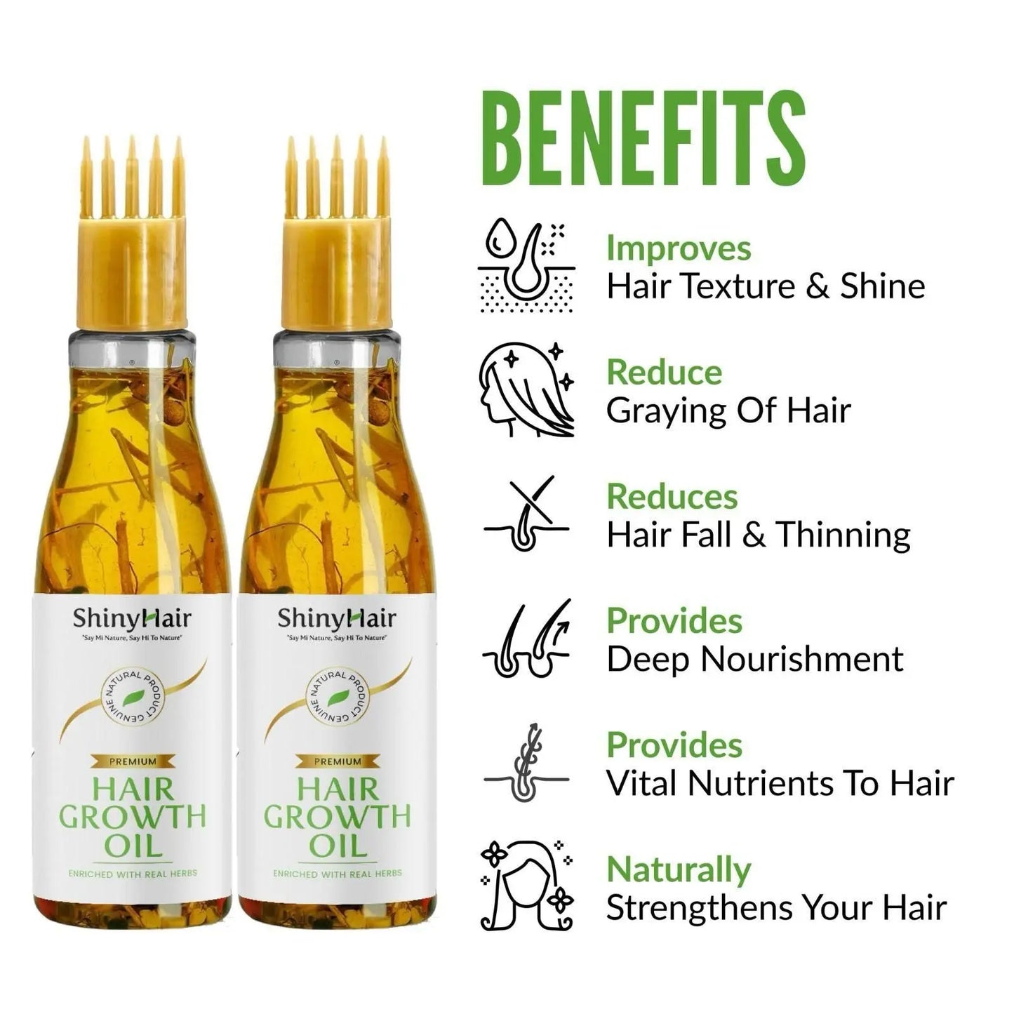 Hair Growth Oil - ShinyHair Oil (Pack of 2)