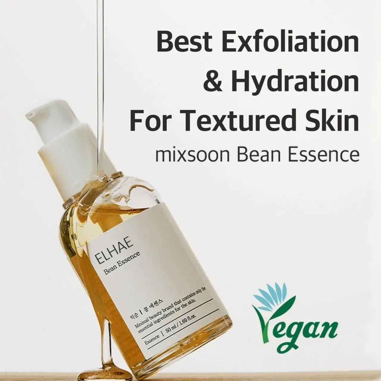 Face Serum - ELHAE Bean Essence Exfoliating Liquid Serum