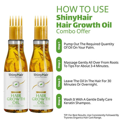 Hair Growth Oil - ShinyHair Oil (Pack of 2)