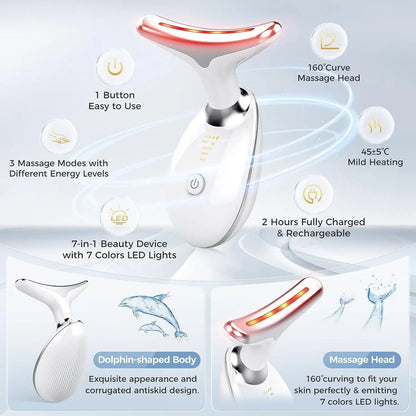 Face Massager Machine, Red Light Therapy Device