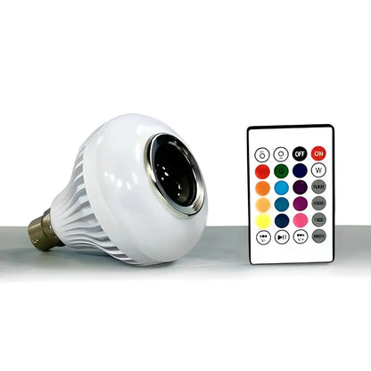 LED Bulb with Bluetooth Speaker & Remote