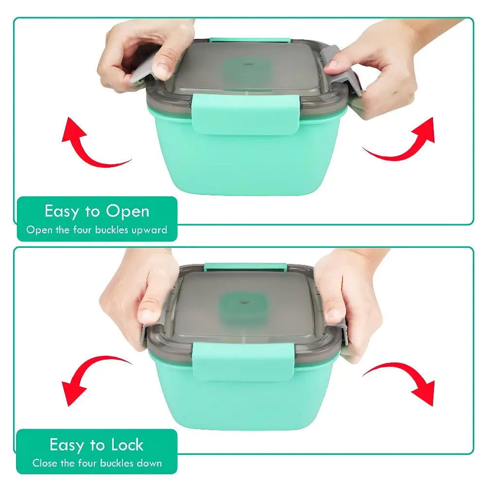 Lunch Box with 3 Compartments