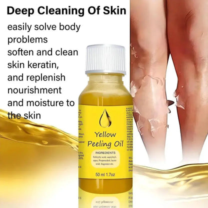 Yellow Peeling Oil for Dark Skin