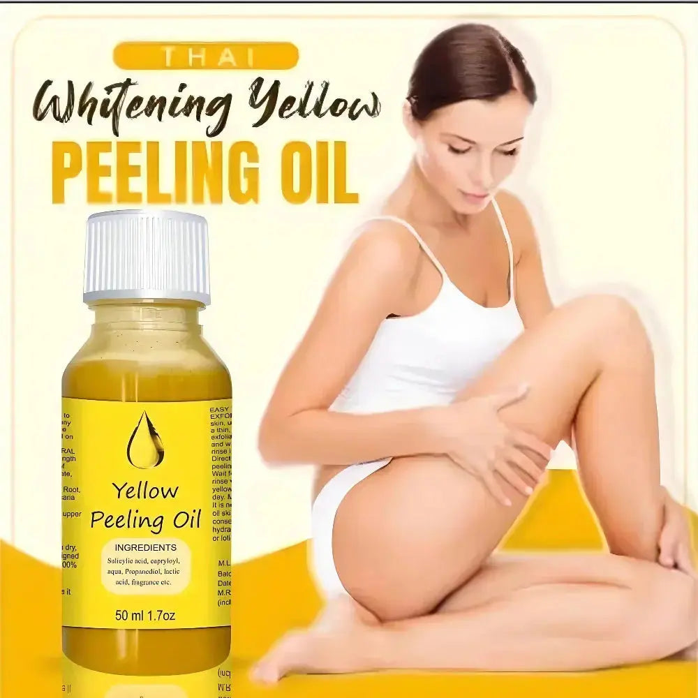 Yellow Peeling Oil for Dark Skin