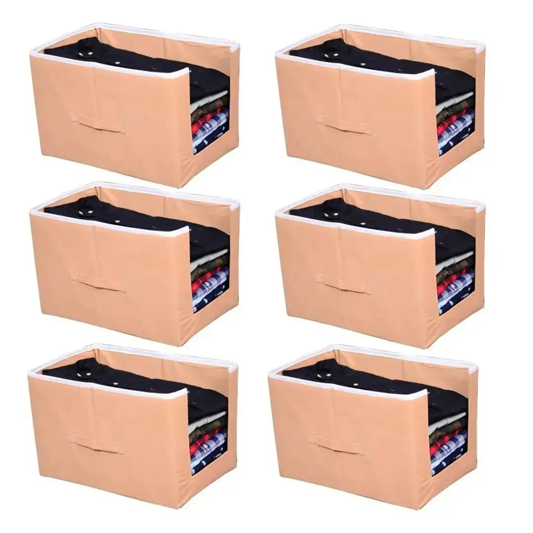 Closet Organizer-Foldable Shirts and Clothing Organizer Stackers (Pack of 6)