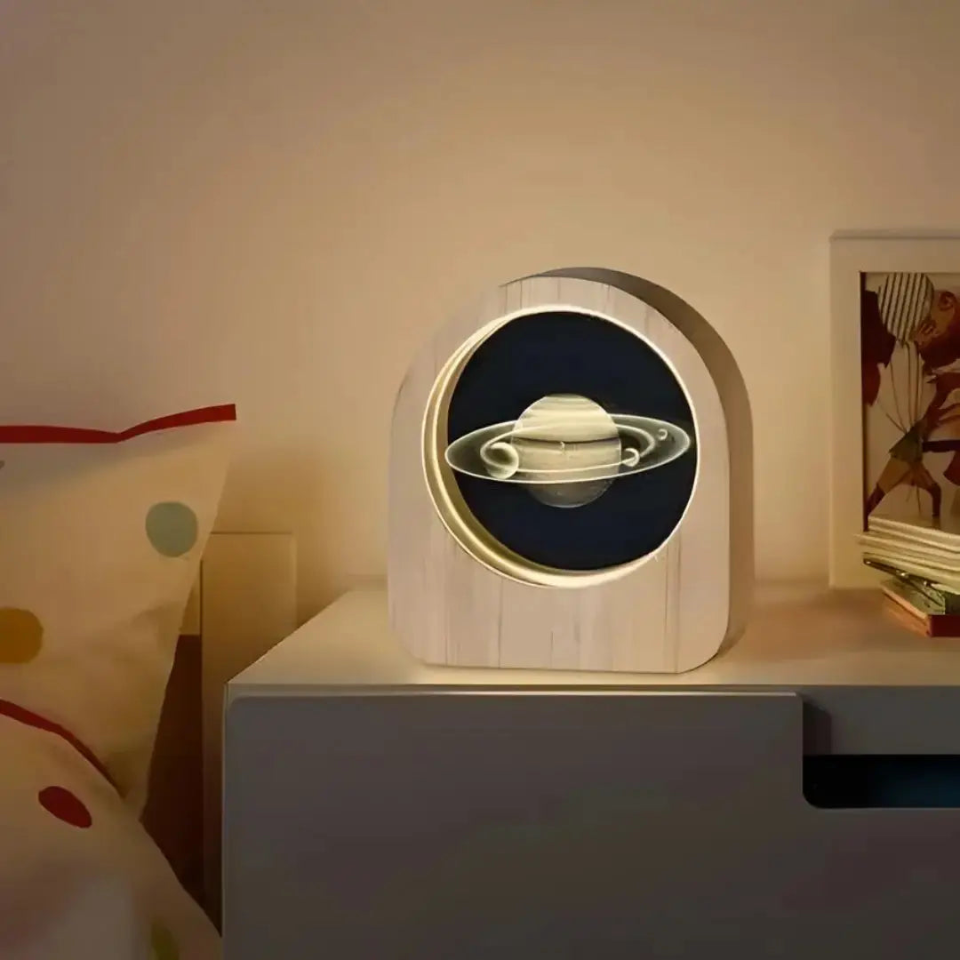 3d Crystal Ball Solar Based Desktop Decor Item