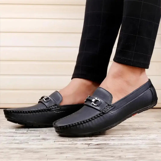 Black Loafers for Men | Vegan Leather Loafer
