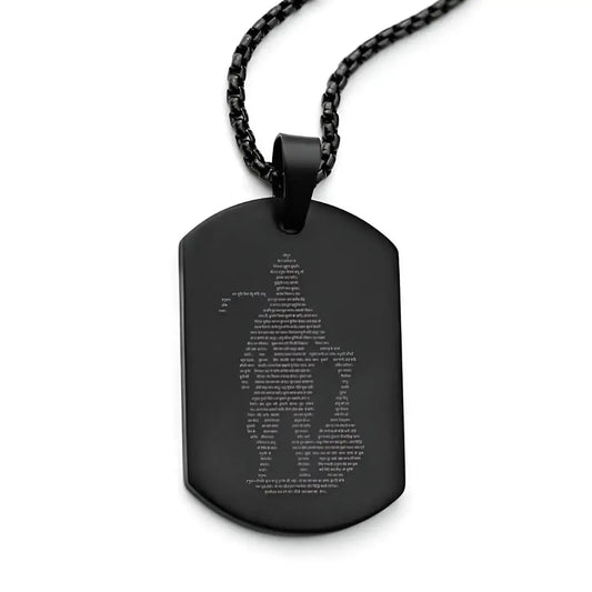 Chain with Pendant Hanuman Chalisa Pendant Neck Chain for Men