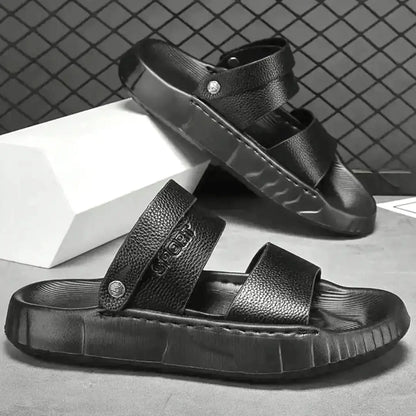 Sandals for Men Stylish Breathable Casual Black Sandal