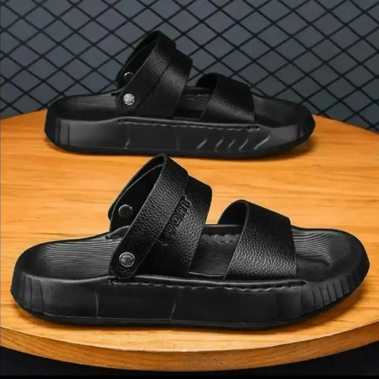 Sandals for Men Stylish Breathable Casual Black Sandal