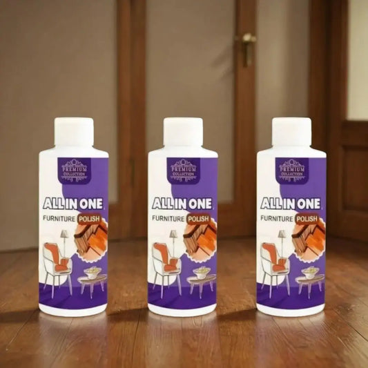 Wood Polish All in One Furniture Polish 100ml (Pack of 3)