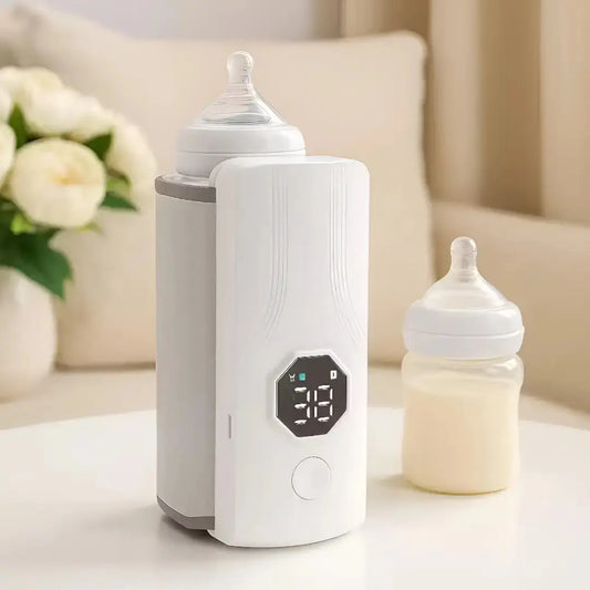 Portable Bottle Warmer Fast Heating, USB Rechargeable