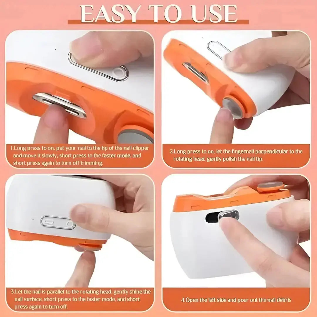 Nail Clipper Smart Rechargeable Electric Nail Cutter