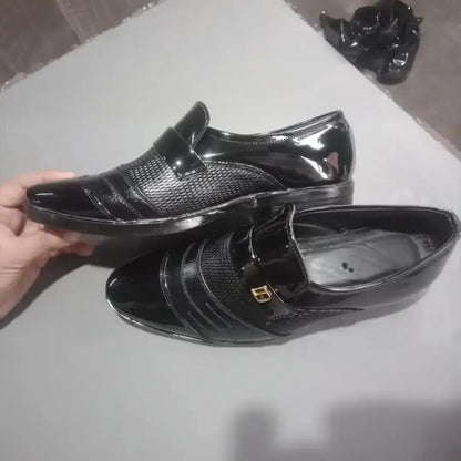 Men's Stylish Synthetic Black Formal Shoes for Men