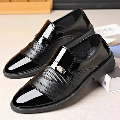 Men's Stylish Synthetic Black Formal Shoes for Men