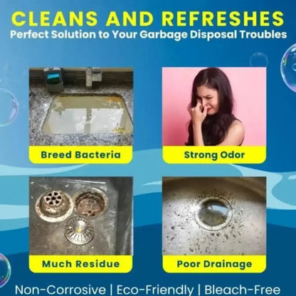 LemonBlast Drain Cleaner Yellow Bubble Tablets (24Pcs)